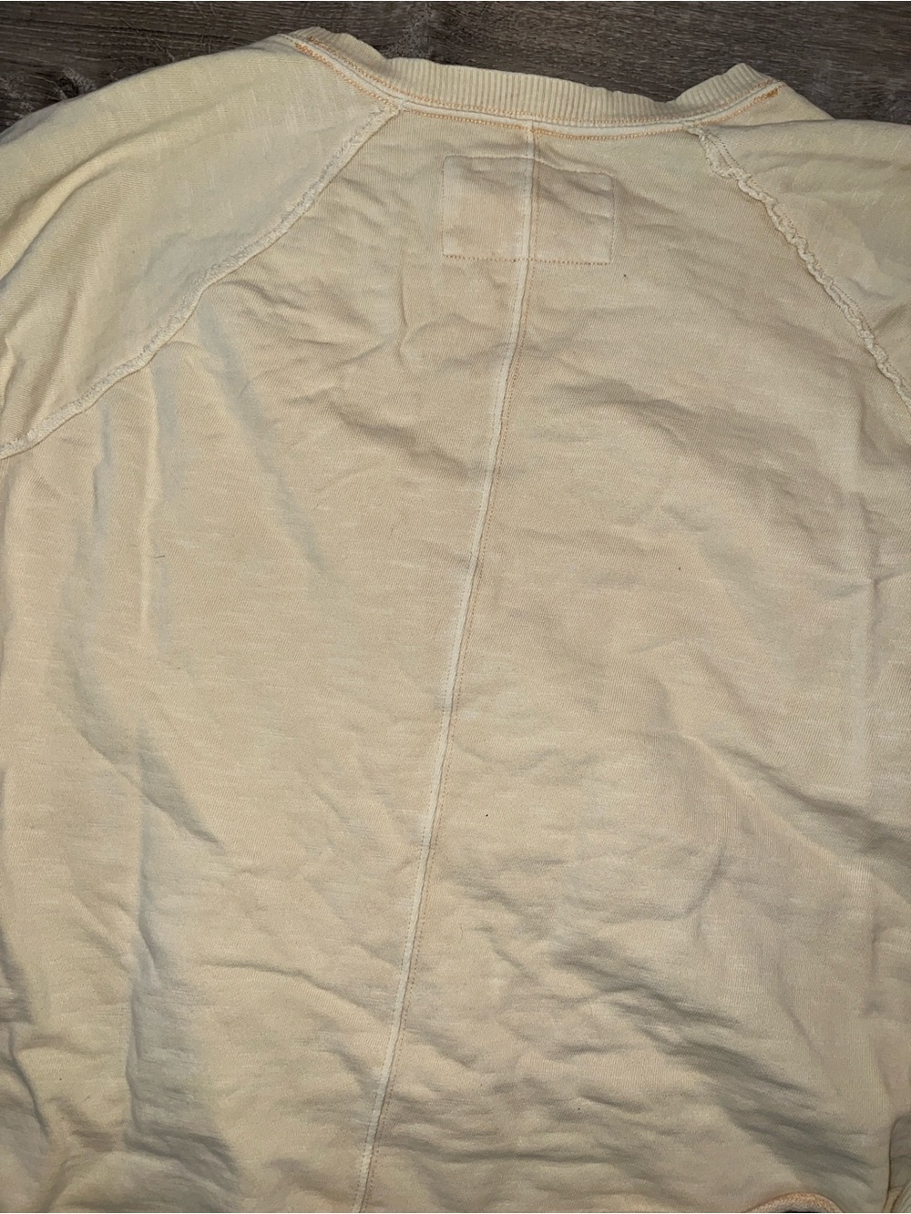 Pilcro by Anthropology V-Neck Cream Women's Sweater - Picture 6 of 7